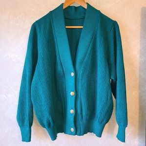 Green vintage cardigan